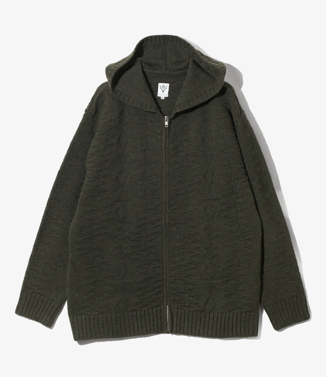 Fisherman Zipped Hoody - Native Pattern