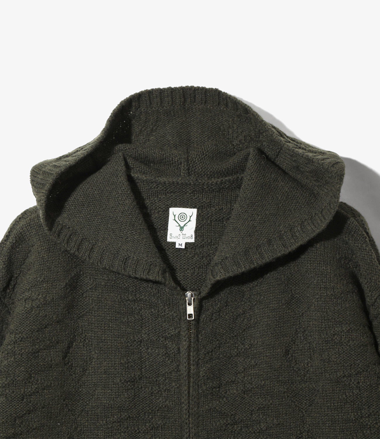 Fisherman Zipped Hoody - Native Pattern
