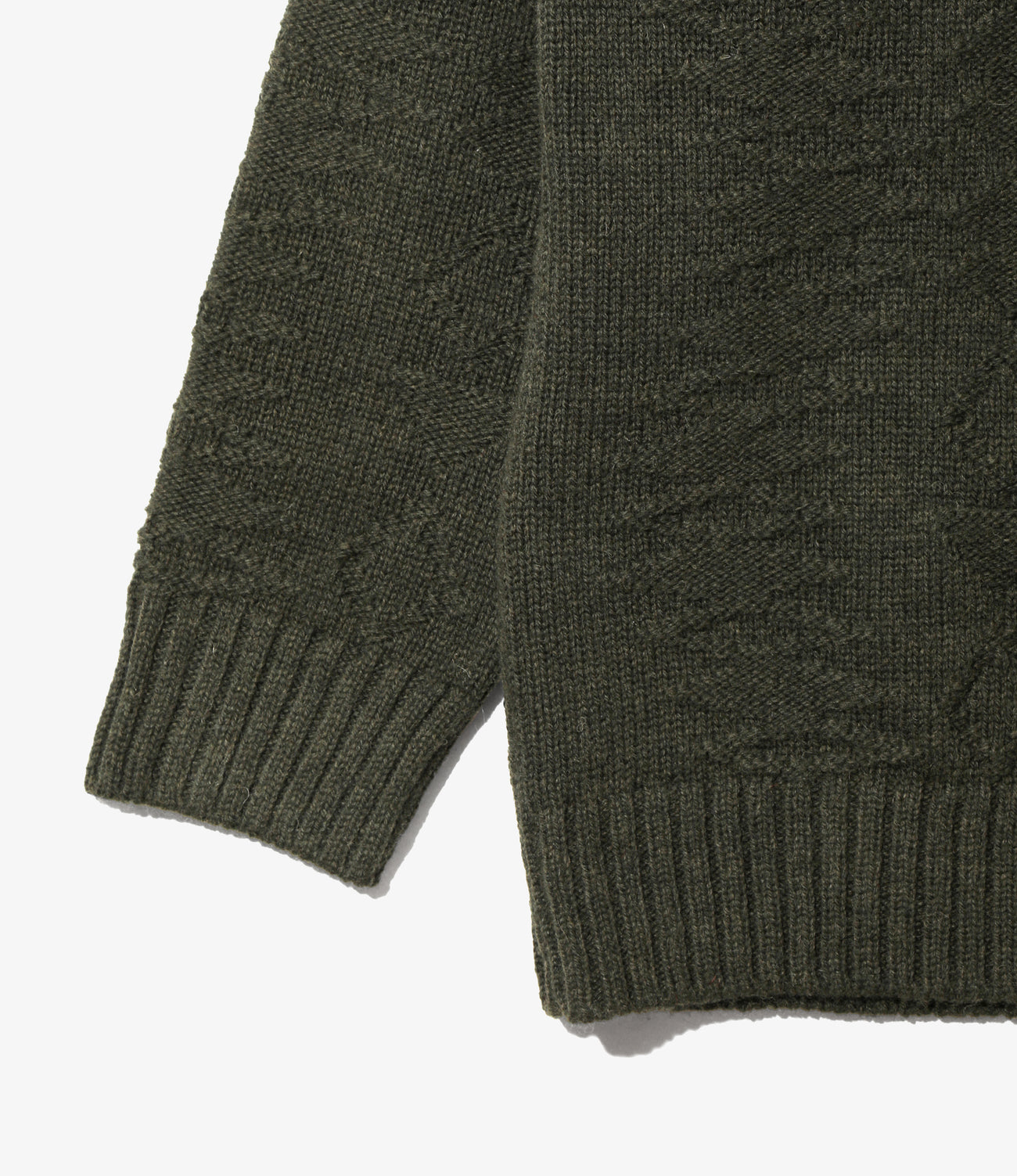 Fisherman Zipped Hoody - Native Pattern