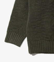 Fisherman Zipped Hoody - Native Pattern