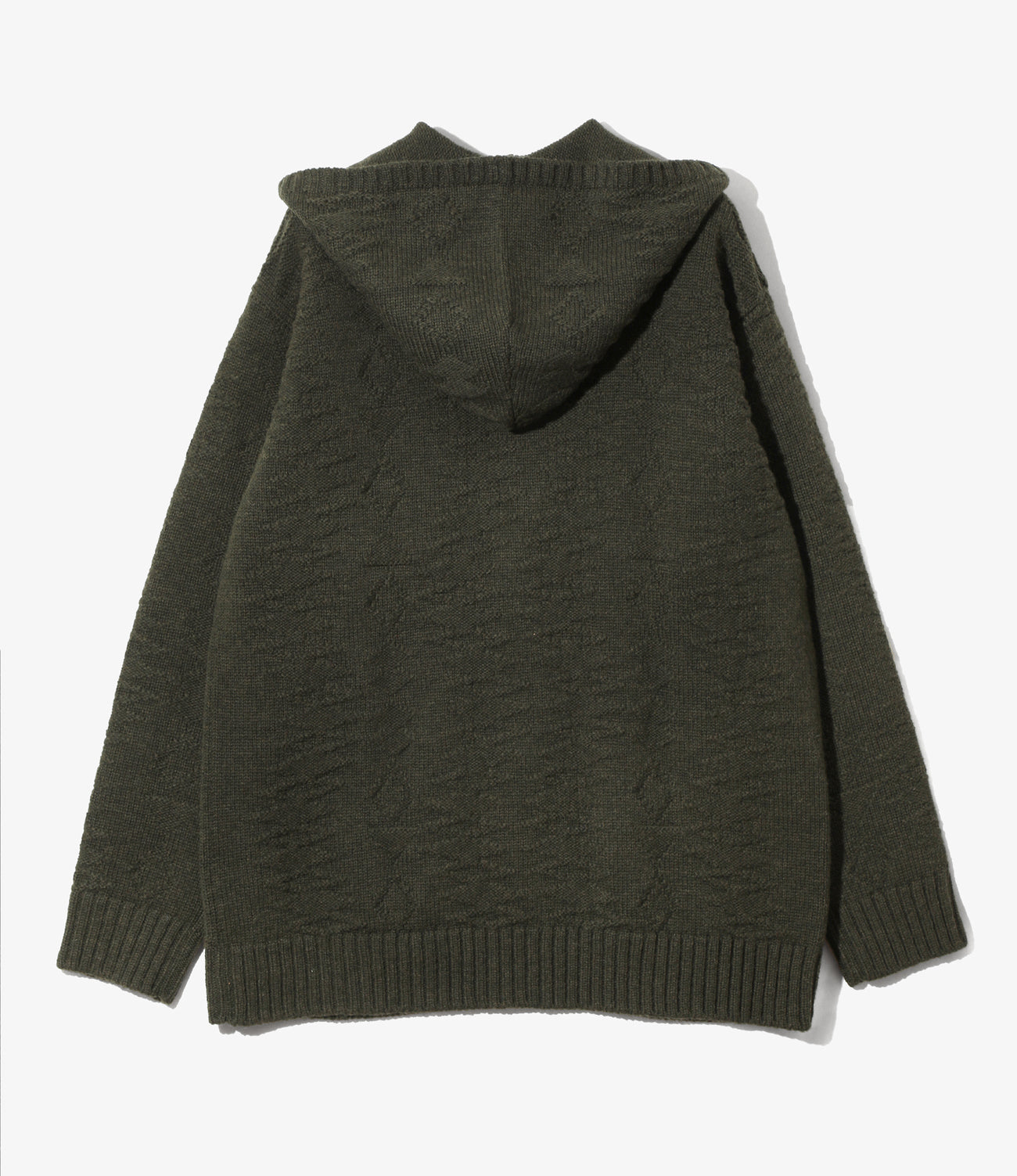 Fisherman Zipped Hoody - Native Pattern
