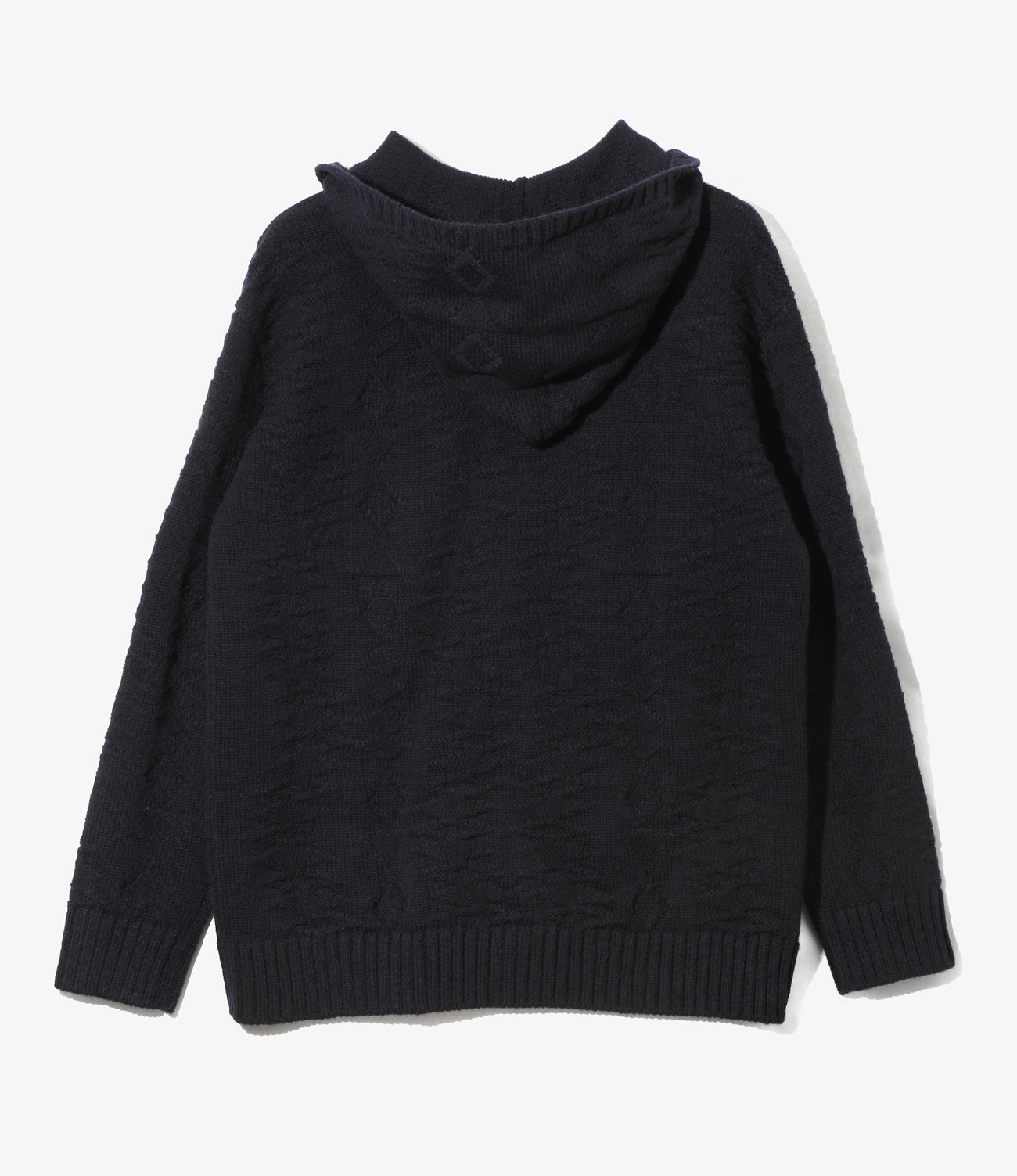 Fisherman Zipped Hoody - Native Pattern