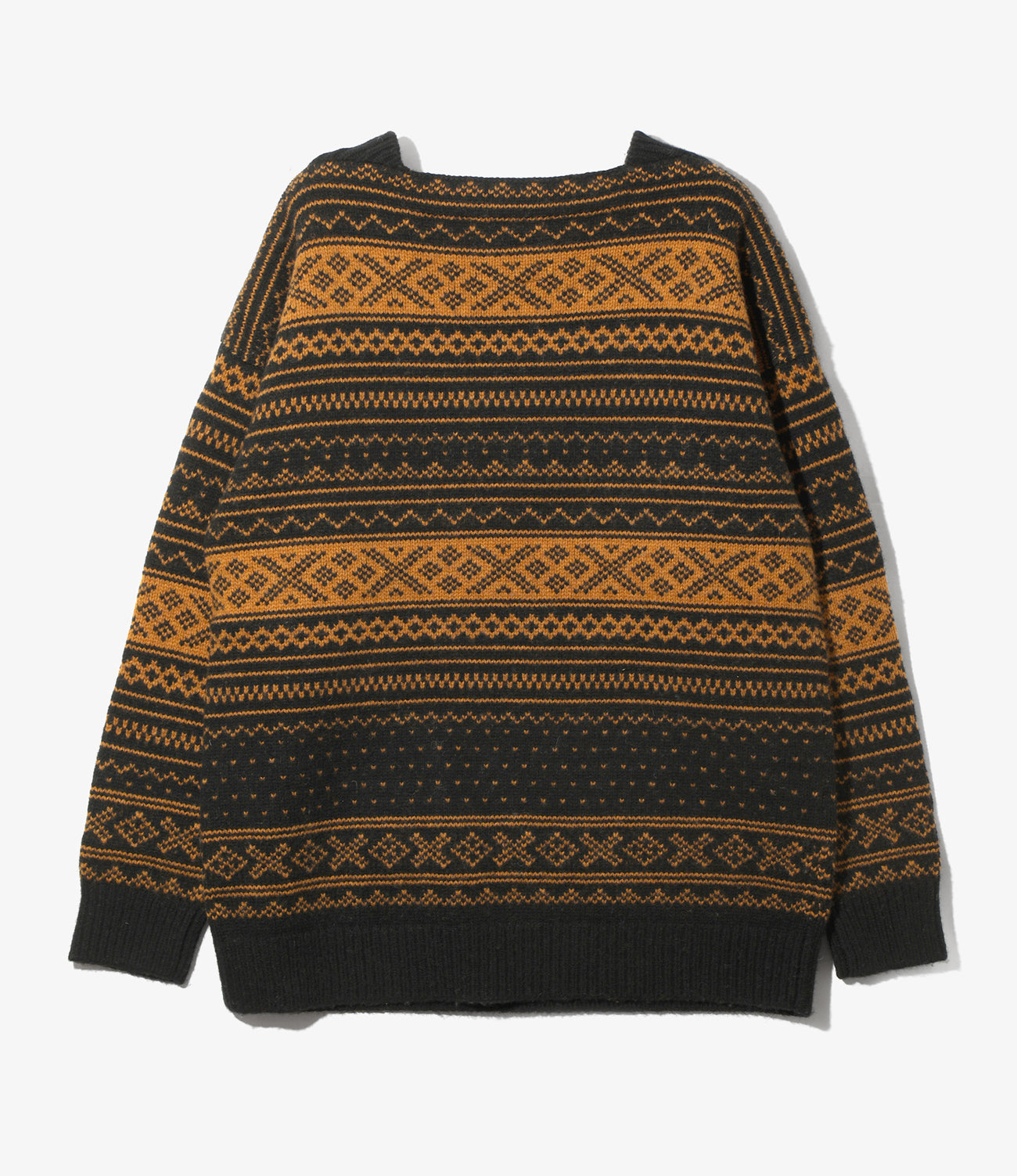 Loose Fit Square Neck Sweater - Nordic