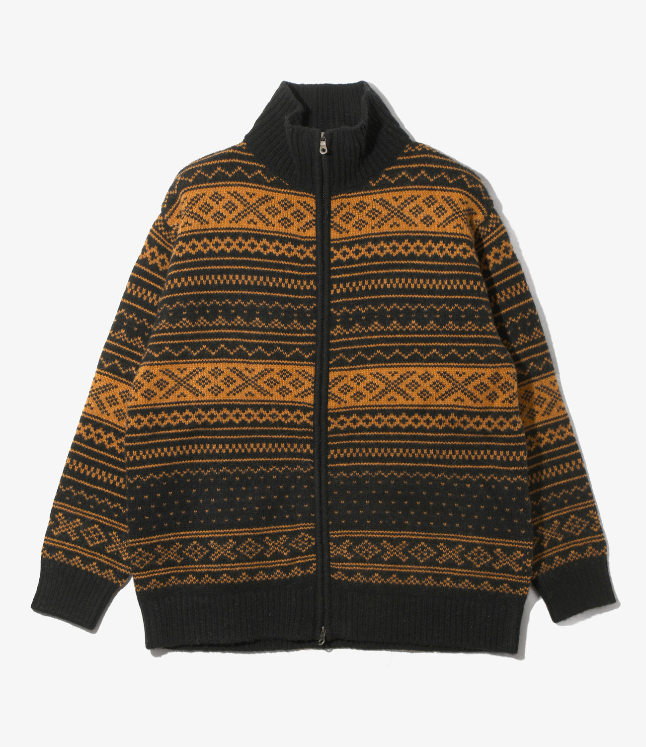Loose Fit Zipped Sweater - Nordic
