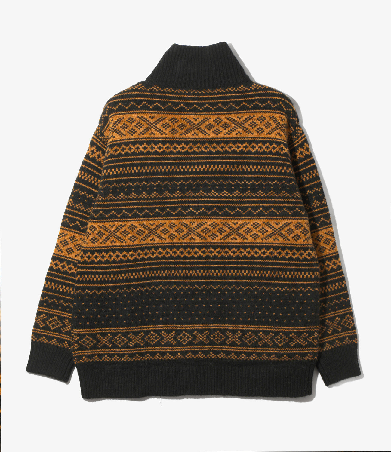 Loose Fit Zipped Sweater - Nordic