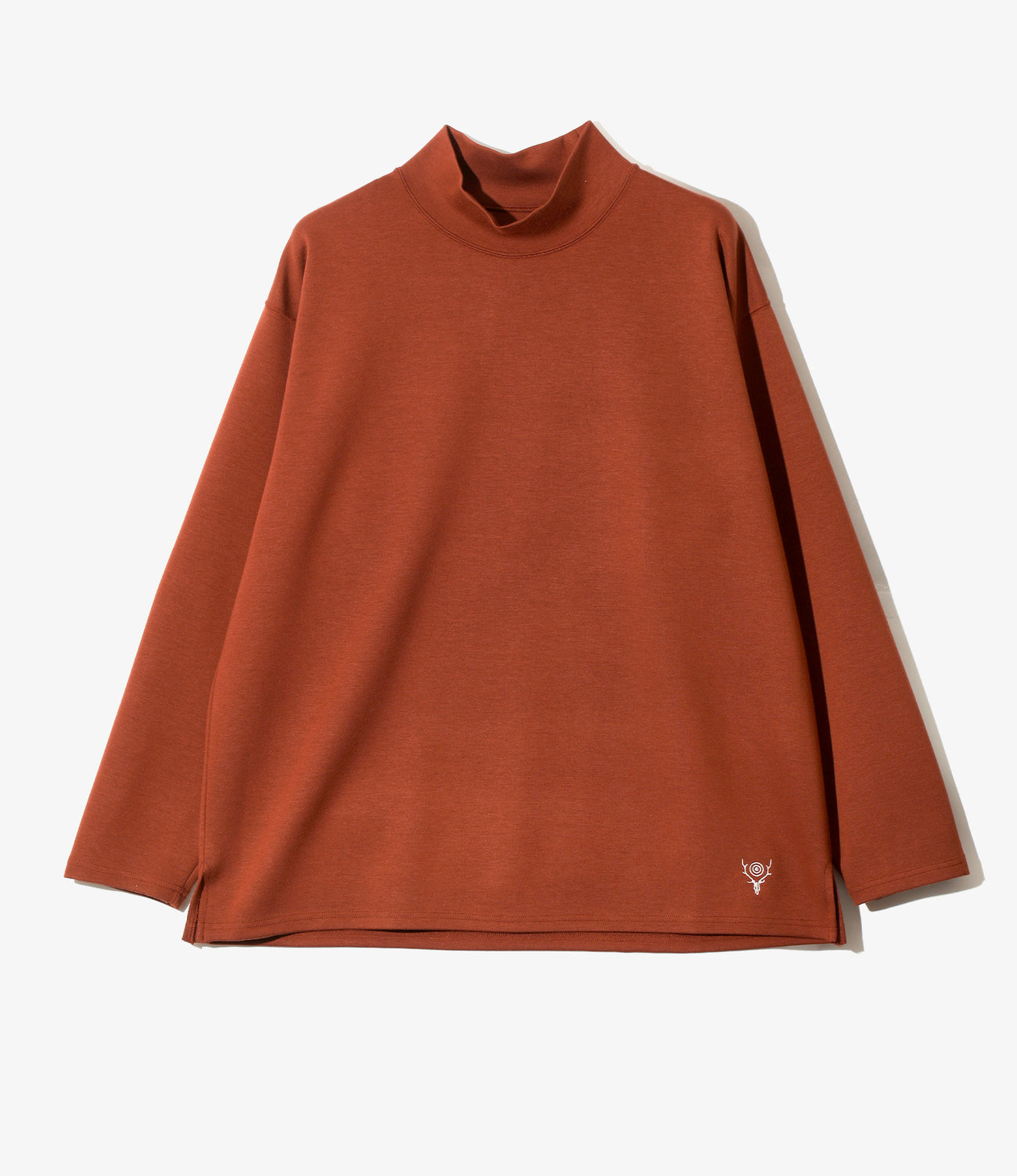 Mock Neck Shirt - Smooth Jersey