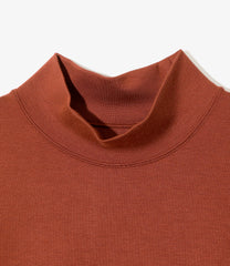 Mock Neck Shirt - Smooth Jersey