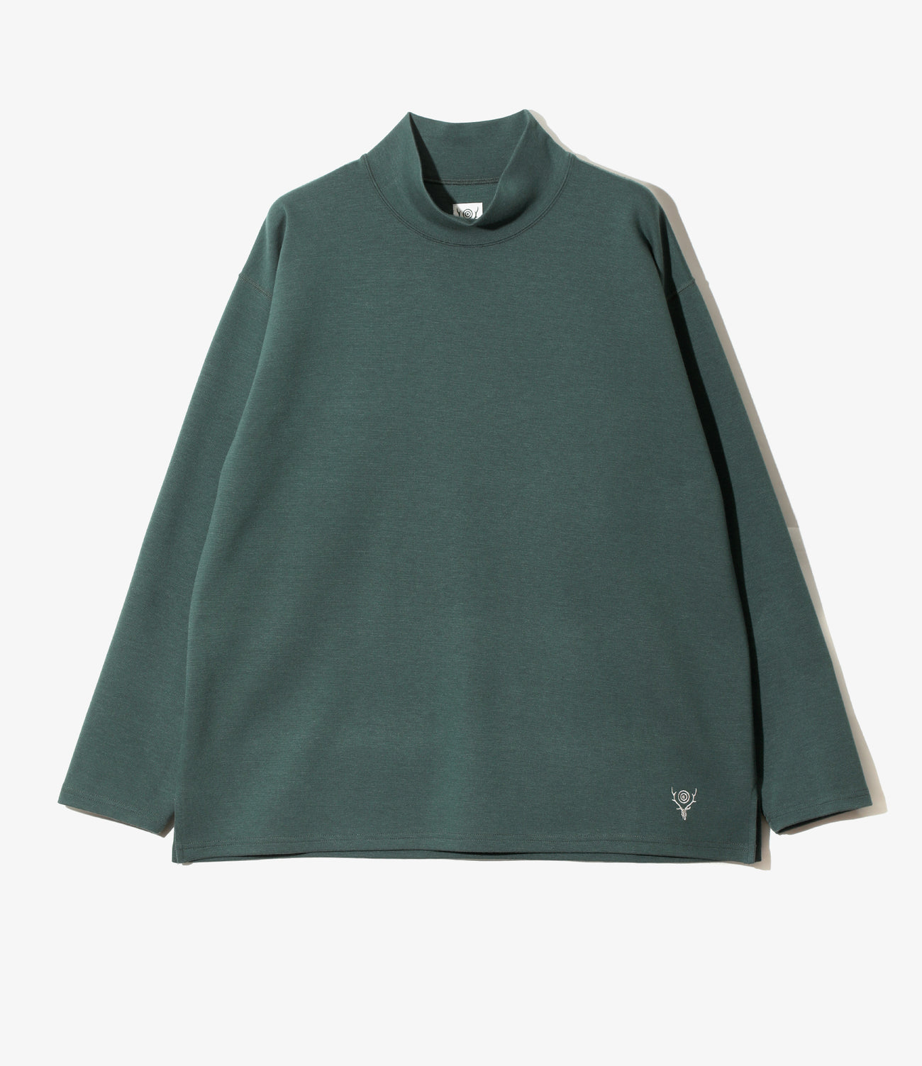 Mock Neck Shirt - Smooth Jersey