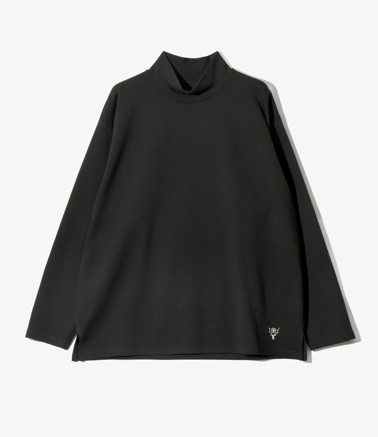 Mock Neck Shirt - Smooth Jersey