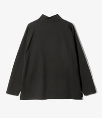 Mock Neck Shirt - Smooth Jersey