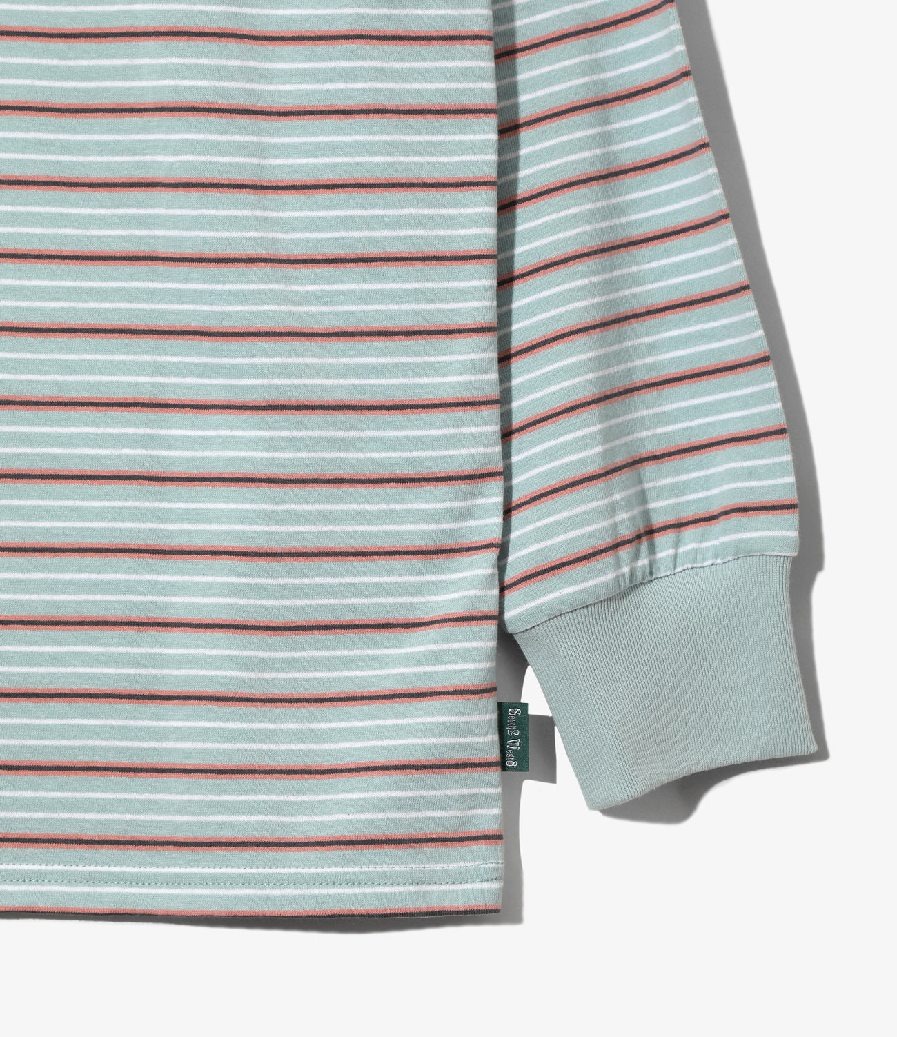 L/S Round Pocket Tee - Multi Stripe