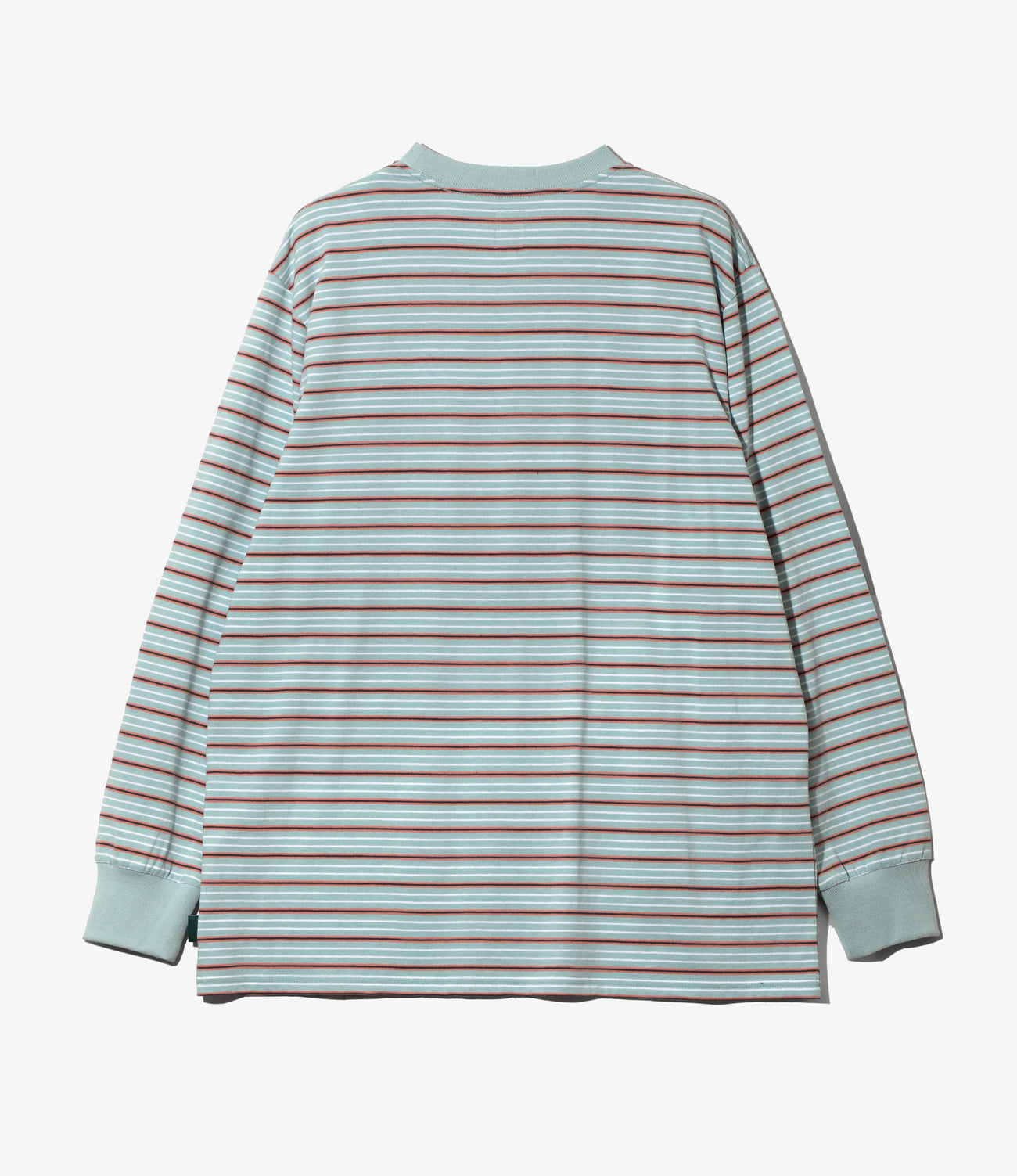 L/S Round Pocket Tee - Multi Stripe