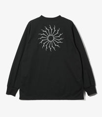 Long Sleeve  Round Pocket Tee - Circle Horn