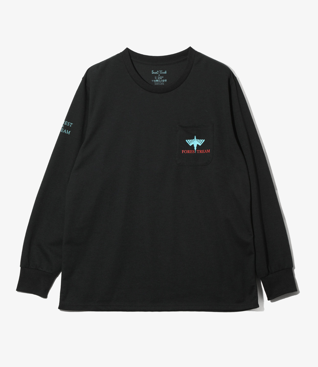 L/S Round Pocket Tee - FORESTREAM
