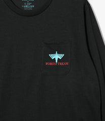L/S Round Pocket Tee - FORESTREAM