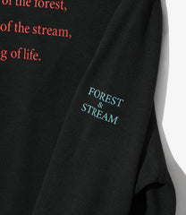L/S Round Pocket Tee - FORESTREAM