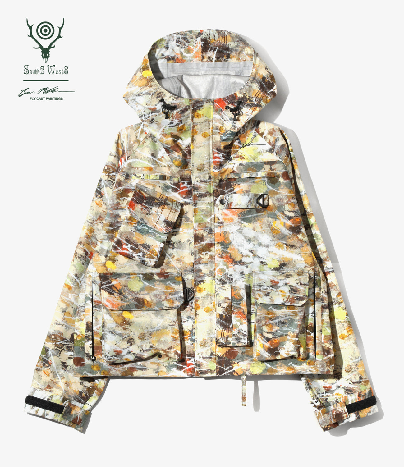 〈SOUTH2 WEST8〉x〈BEN MILLER〉River Trek Jacket - Printed Cotton Ripstop / 3Layer
