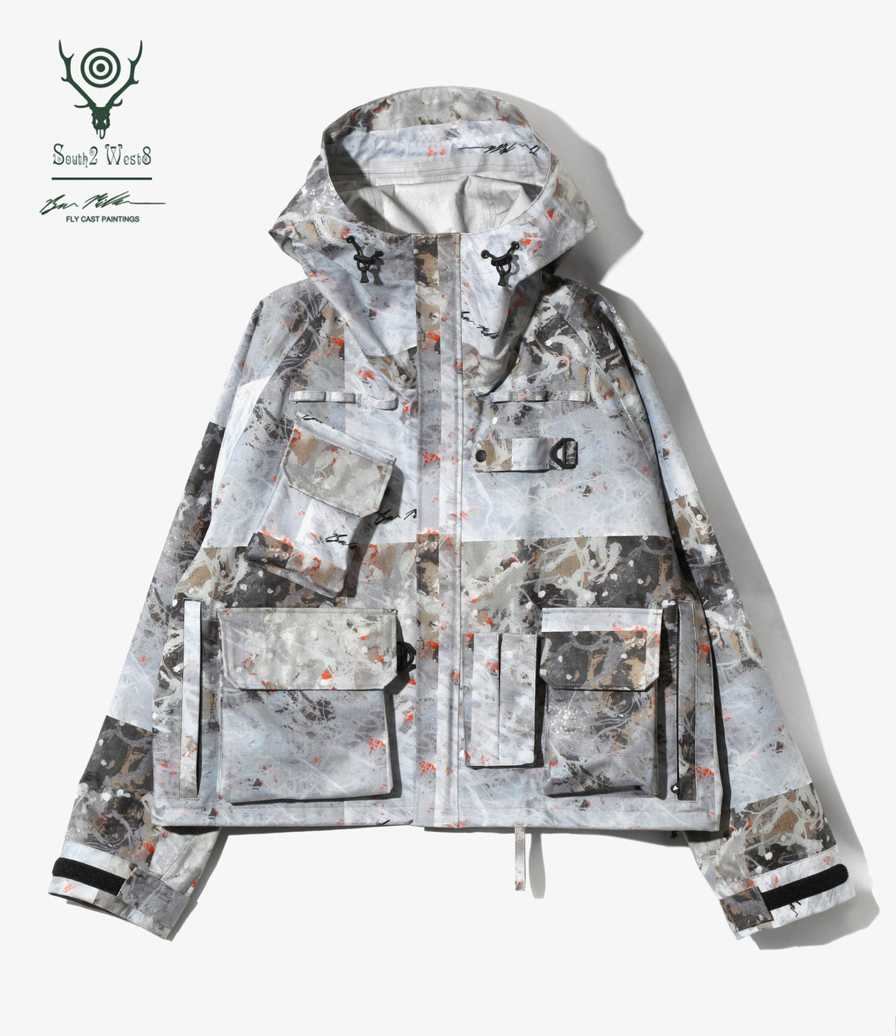 〈SOUTH2 WEST8〉x〈BEN MILLER〉River Trek Jacket - Printed Cotton Ripstop / 3Layer