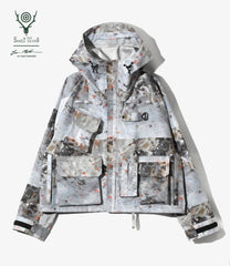 〈SOUTH2 WEST8〉x〈BEN MILLER〉River Trek Jacket - Printed Cotton Ripstop / 3Layer