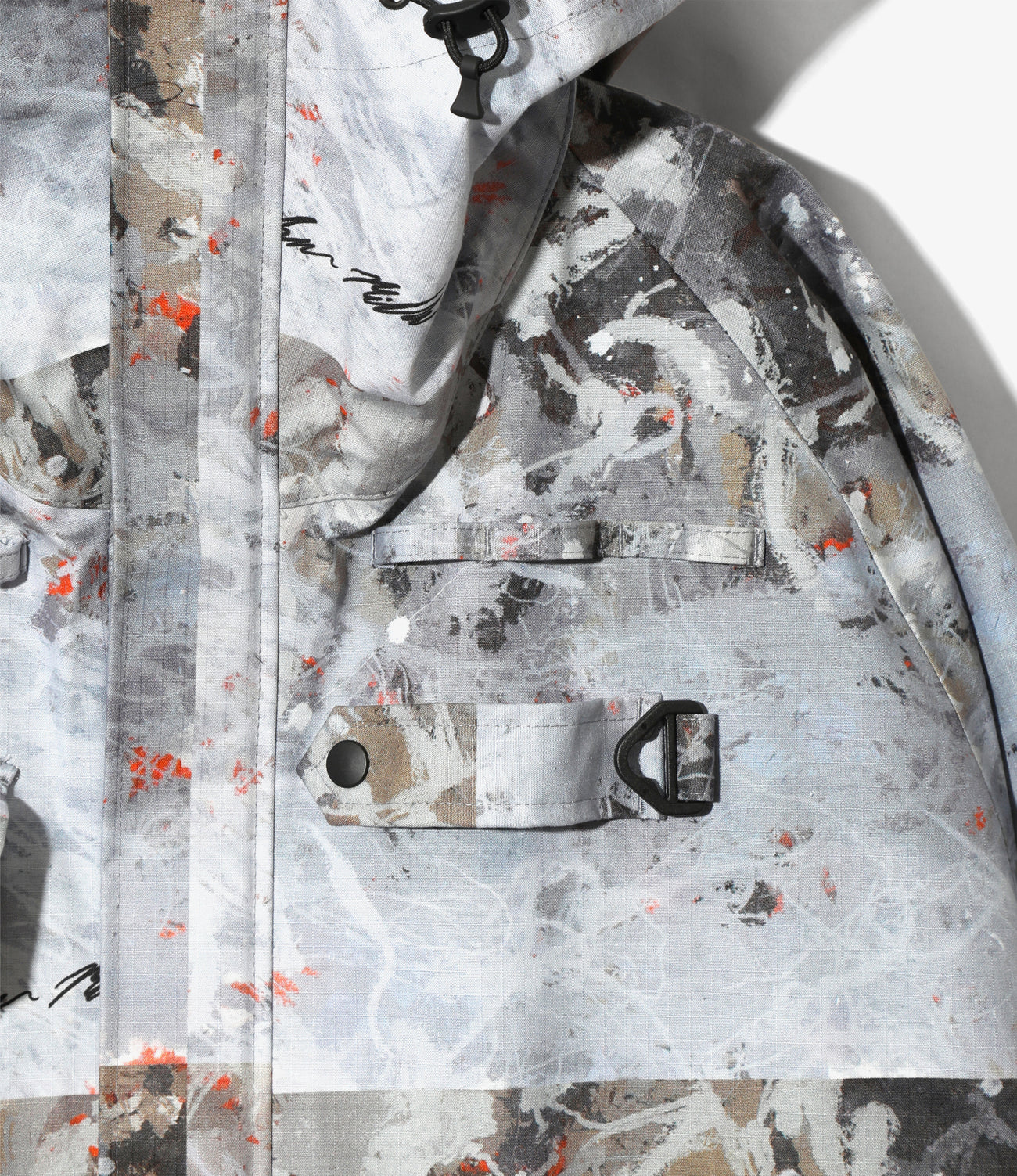 〈SOUTH2 WEST8〉x〈BEN MILLER〉River Trek Jacket - Printed Cotton Ripstop / 3Layer