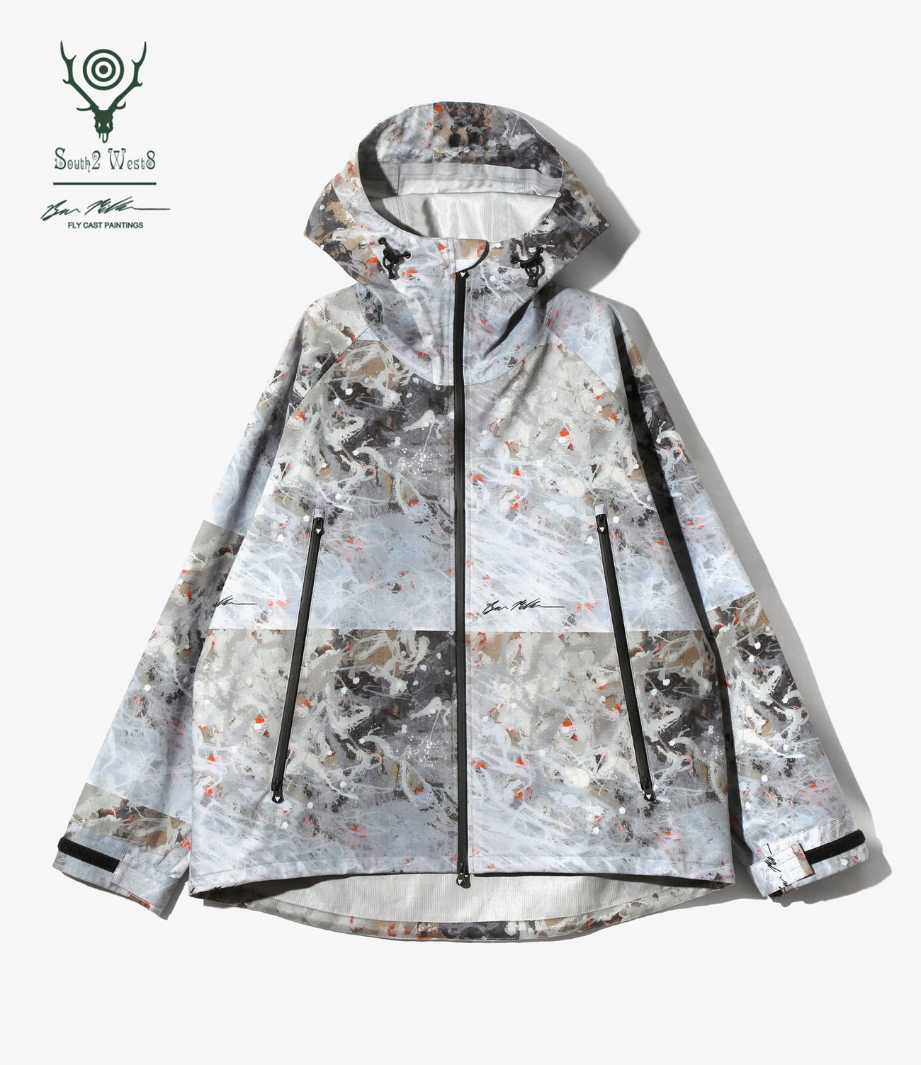 〈SOUTH2 WEST8〉x〈BEN MILLER〉Weather Effect Parka - Printed Cotton Ripstop / 3Layer