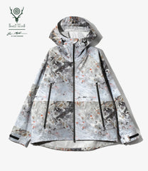 〈SOUTH2 WEST8〉x〈BEN MILLER〉Weather Effect Parka - Printed Cotton Ripstop / 3Layer