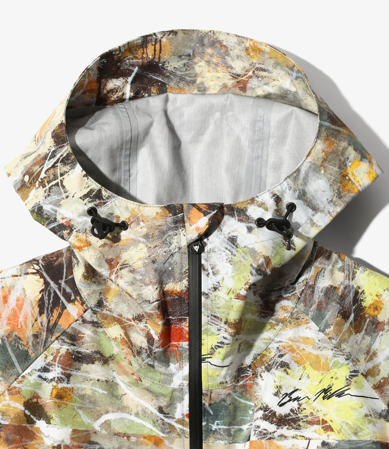 〈SOUTH2 WEST8〉x〈BEN MILLER〉Weather Effect Parka - Printed Cotton Ripstop / 3Layer