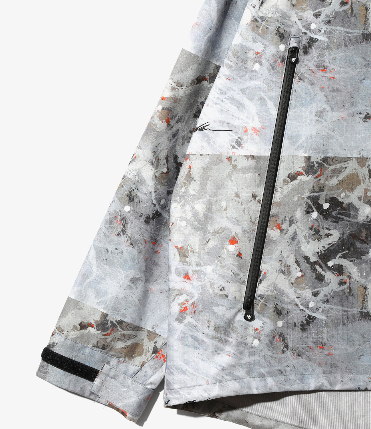 〈SOUTH2 WEST8〉x〈BEN MILLER〉Weather Effect Parka - Printed Cotton Ripstop / 3Layer