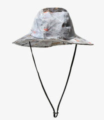 〈SOUTH2 WEST8〉x〈BEN MILLER〉Long Brim Hat - Print Cotton Ripstop / 3Layer