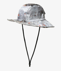 〈SOUTH2 WEST8〉x〈BEN MILLER〉Long Brim Hat - Print Cotton Ripstop / 3Layer
