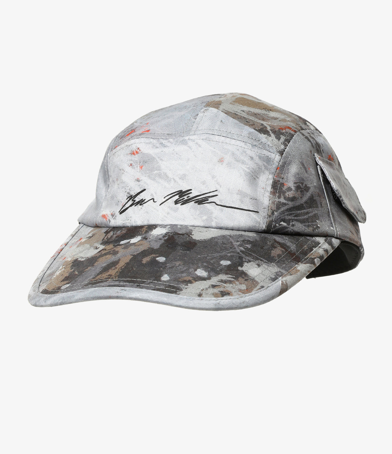 〈SOUTH2 WEST8〉x〈BEN MILLER〉Long Bill Cap - Print Cotton Ripstop / 3Layer