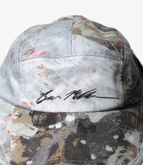 〈SOUTH2 WEST8〉x〈BEN MILLER〉Long Bill Cap - Print Cotton Ripstop / 3Layer