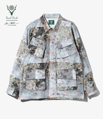 〈SOUTH2 WEST8〉x〈BEN MILLER〉Jungle Fatigue Jacket - Printed Cotton Ripstop