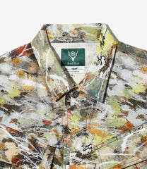 〈SOUTH2 WEST8〉x〈BEN MILLER〉Jungle Fatigue Jacket - Printed Cotton Ripstop