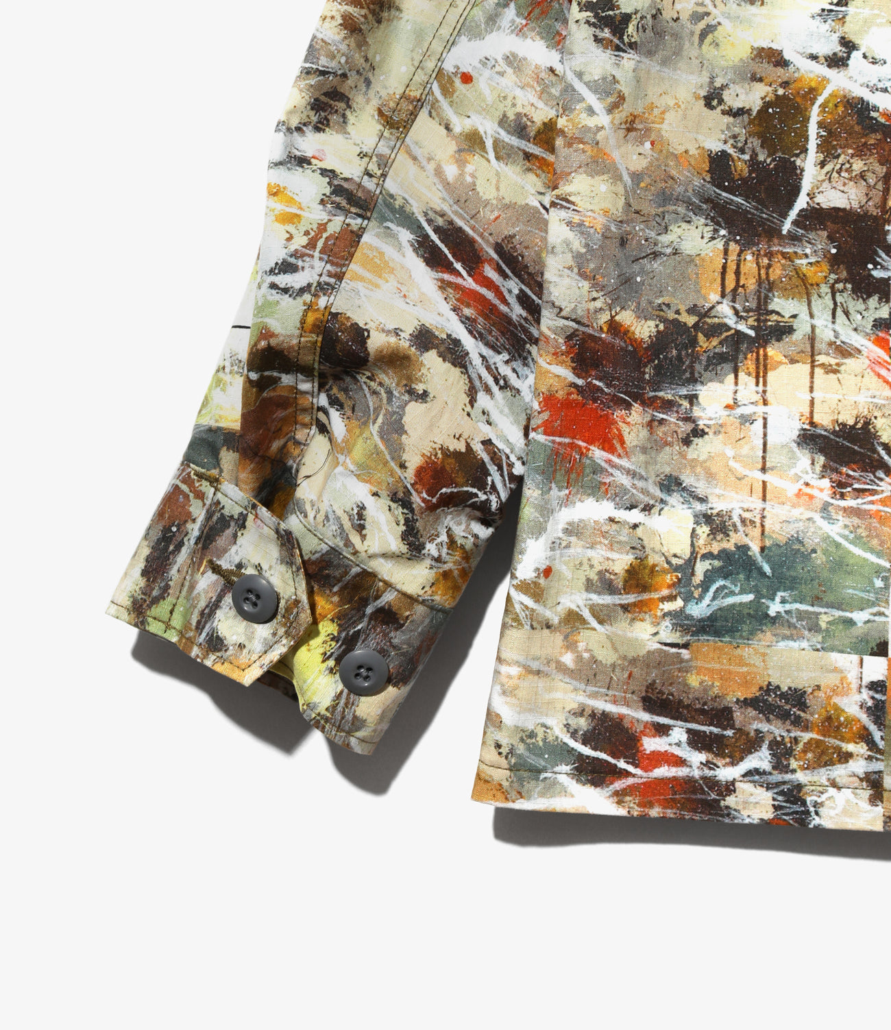 〈SOUTH2 WEST8〉x〈BEN MILLER〉Jungle Fatigue Jacket - Printed Cotton Ripstop