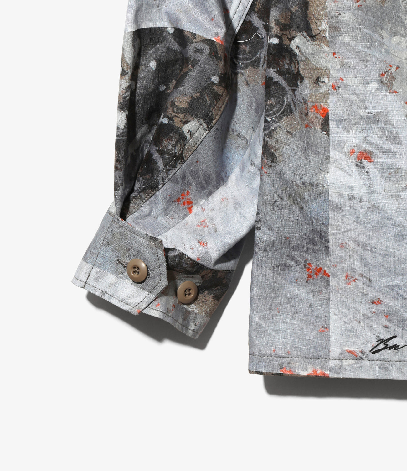 〈SOUTH2 WEST8〉x〈BEN MILLER〉Jungle Fatigue Jacket - Printed Cotton Ripstop