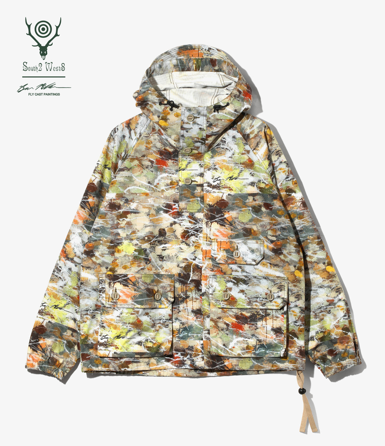 〈SOUTH2 WEST8〉x〈BEN MILLER〉Military Smoc - Printed Cotton Ripstop
