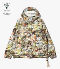 〈SOUTH2 WEST8〉x〈BEN MILLER〉Military Smoc - Printed Cotton Ripstop