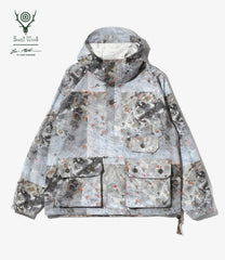 〈SOUTH2 WEST8〉x〈BEN MILLER〉Military Smoc - Printed Cotton Ripstop