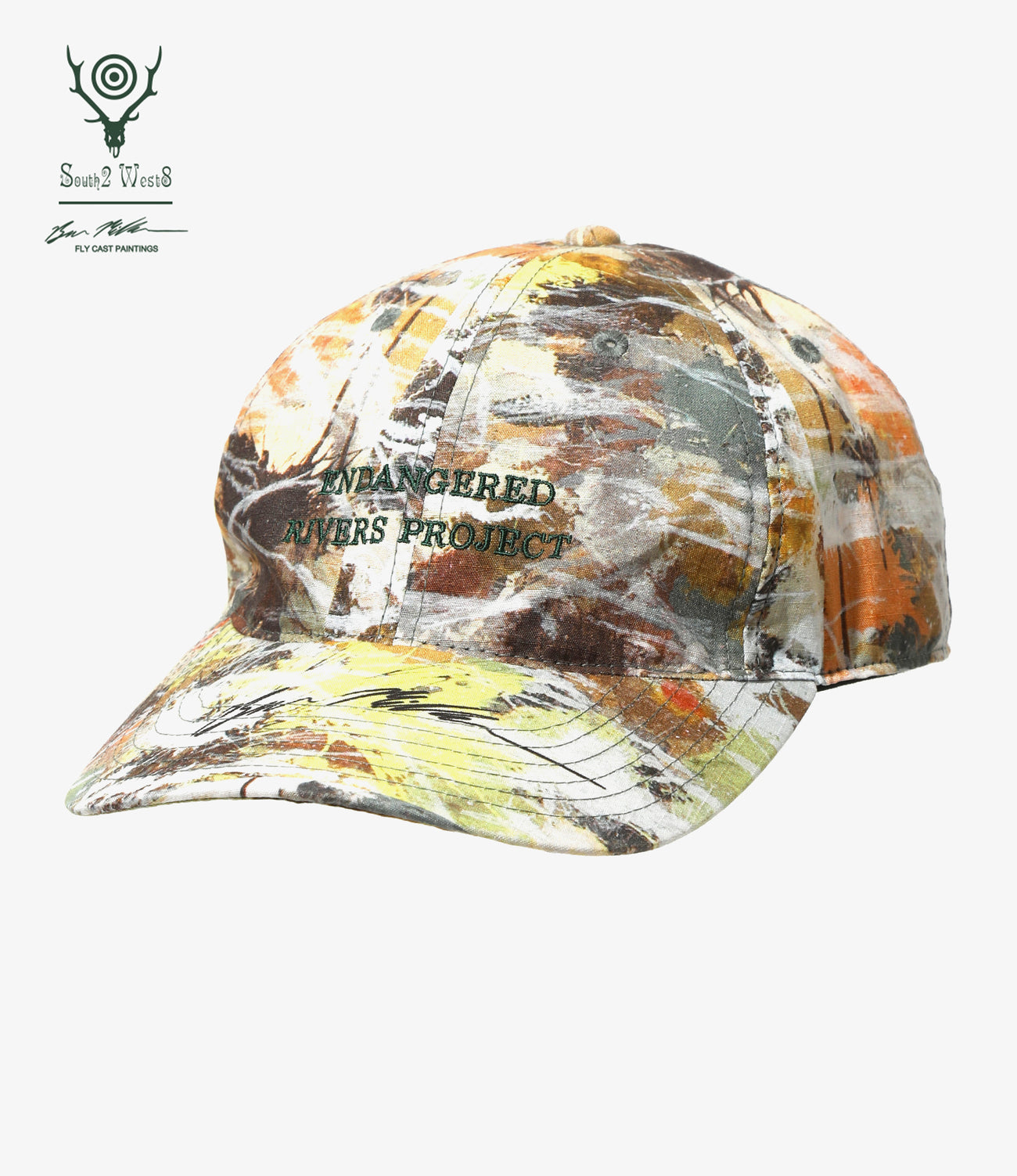 〈SOUTH2 WEST8〉x〈BEN MILLER〉6 Panel Cap - Printed Cotton Ripstop