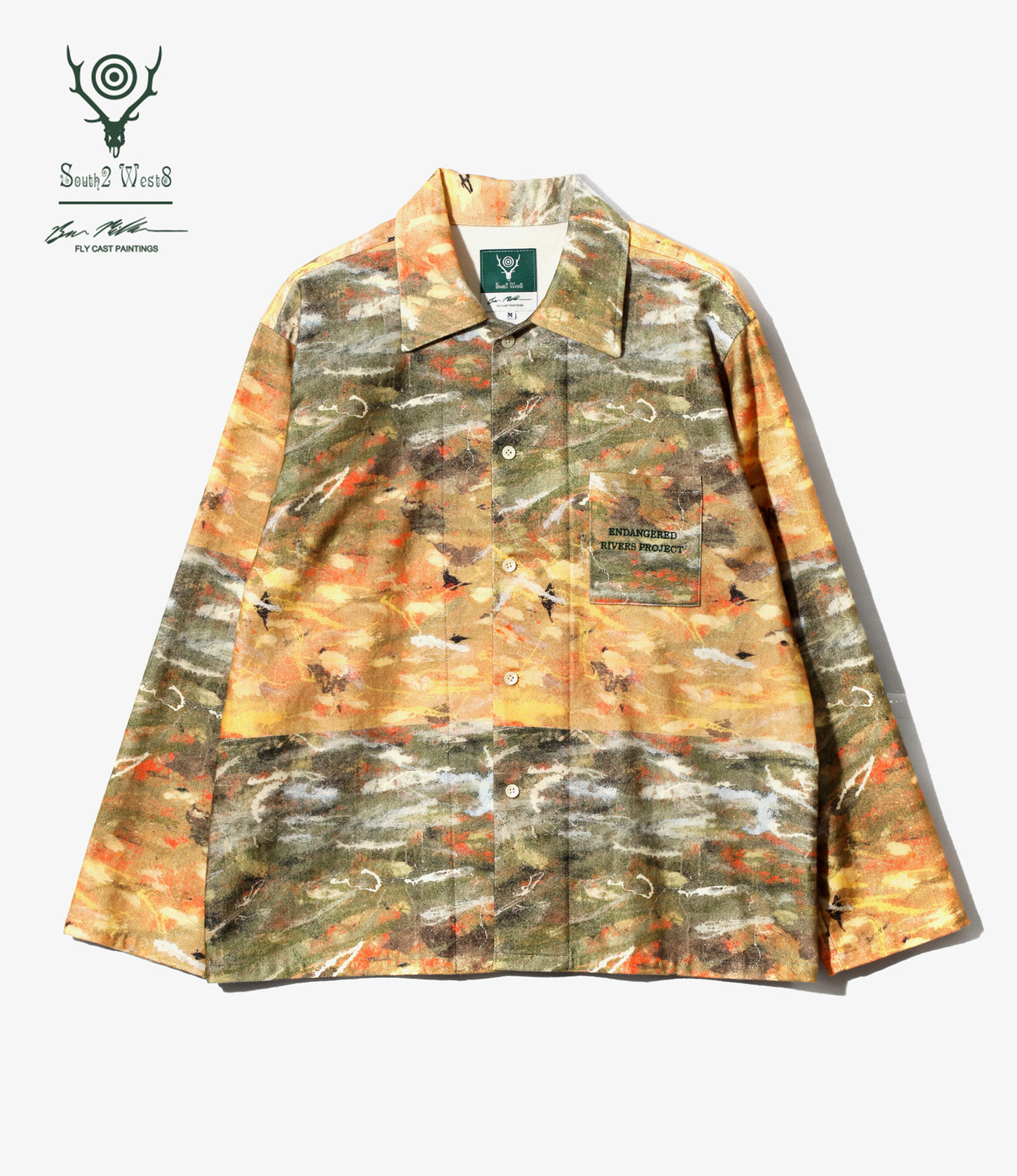 〈SOUTH2 WEST8〉x〈BEN MILLER〉Pajama Shirt - Printed Flannel