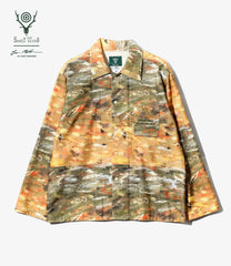 〈SOUTH2 WEST8〉x〈BEN MILLER〉Pajama Shirt - Printed Flannel