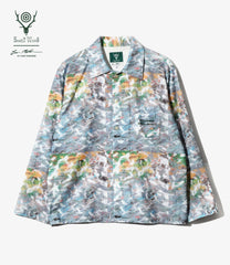 〈SOUTH2 WEST8〉x〈BEN MILLER〉Pajama Shirt - Printed Flannel