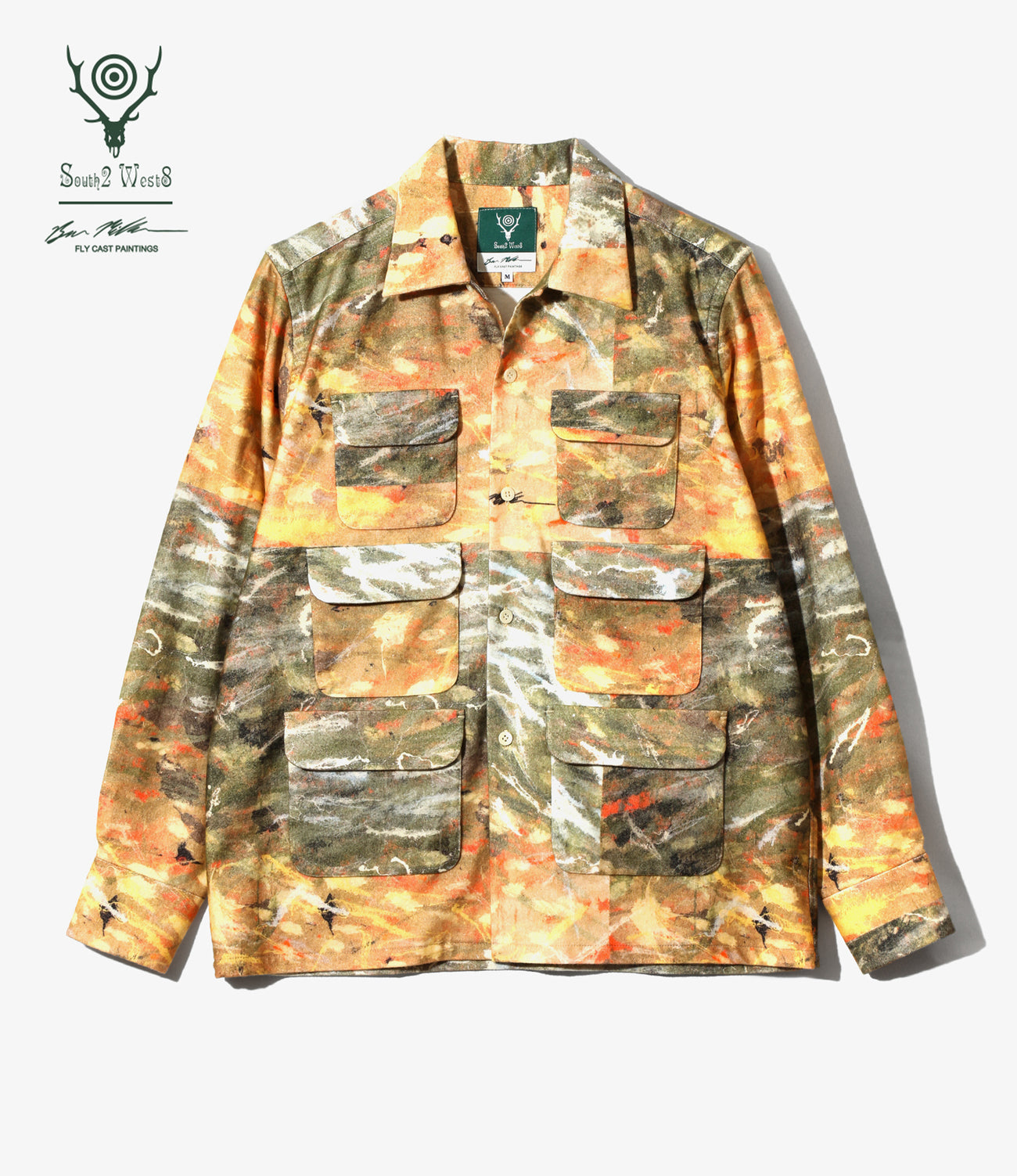 〈SOUTH2 WEST8〉x〈BEN MILLER〉6 Pocket Shirt - Printed Flannel