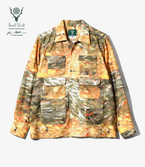 〈SOUTH2 WEST8〉x〈BEN MILLER〉6 Pocket Shirt - Printed Flannel
