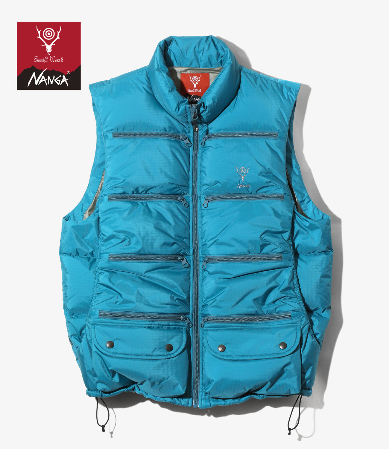 〈SOUTH2 WEST8〉x 〈NANGA〉Fishing Down Vest