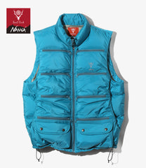 〈SOUTH2 WEST8〉x 〈NANGA〉Fishing Down Vest