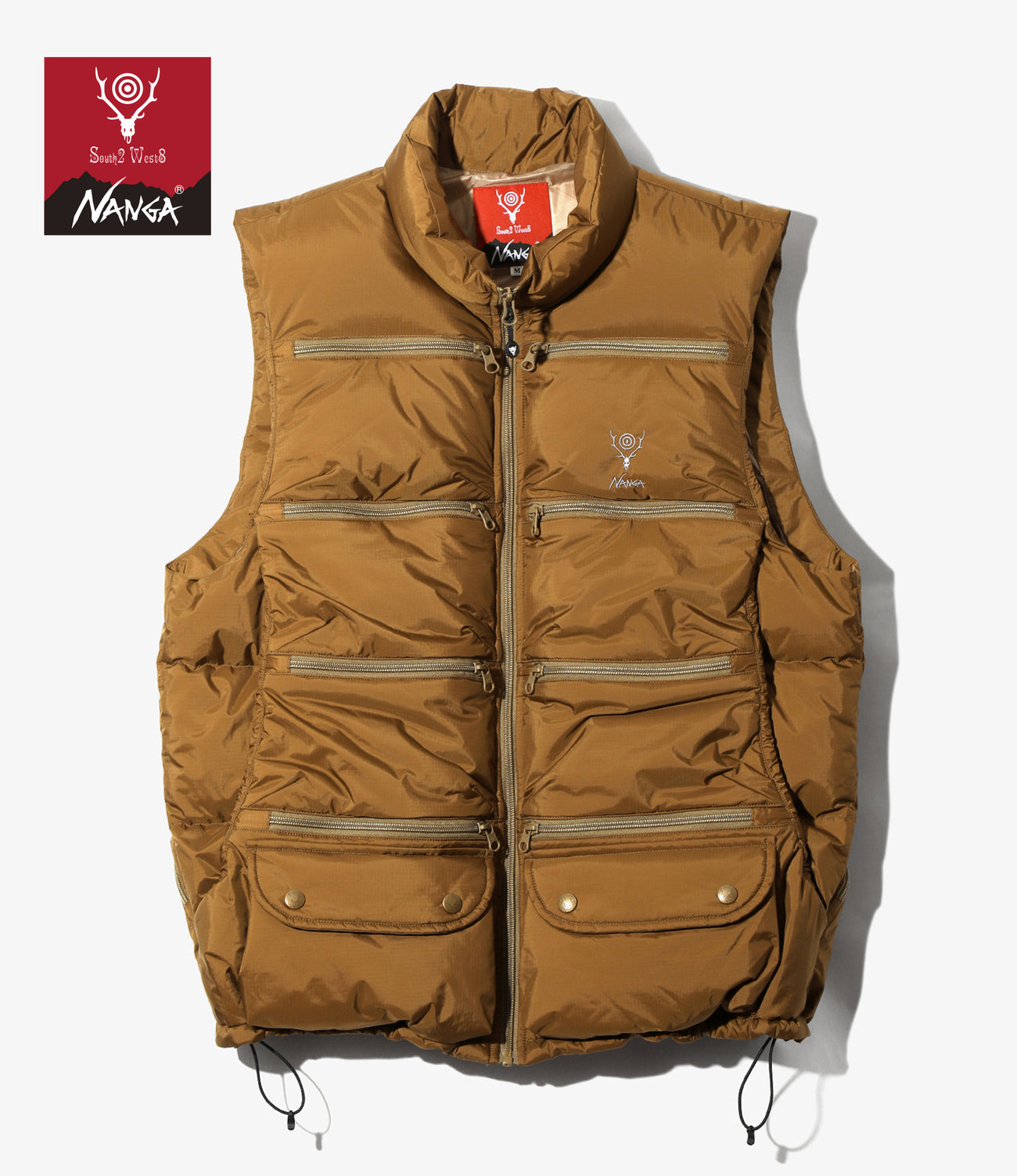 〈SOUTH2 WEST8〉x 〈NANGA〉Fishing Down Vest