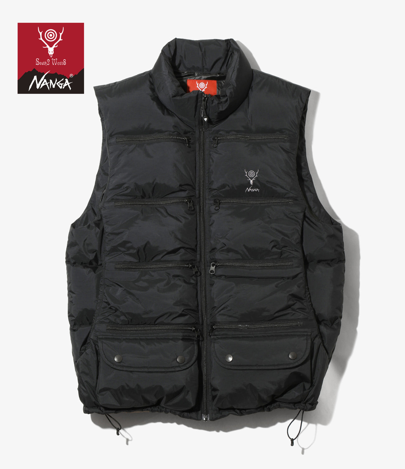 〈SOUTH2 WEST8〉x 〈NANGA〉Fishing Down Vest