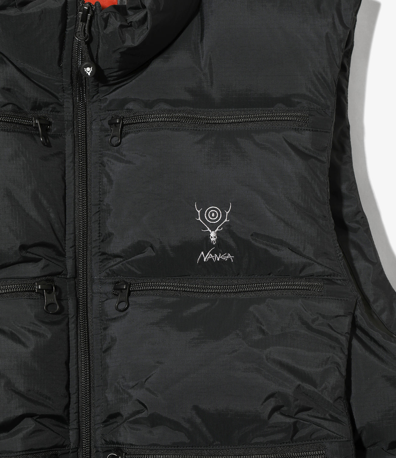 〈SOUTH2 WEST8〉x 〈NANGA〉Fishing Down Vest